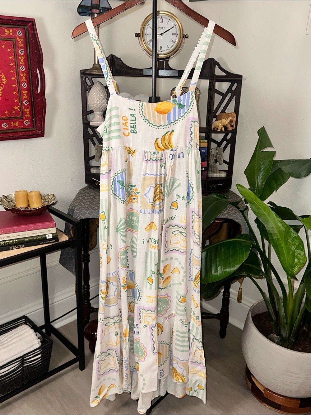 Paper Hearts European Summer Midi Sundress🍋✨